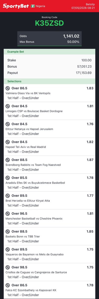 🏀🏀
K35ZSD
100 odds➡️ Q8TA2E

Lowline➡️ WLTX77