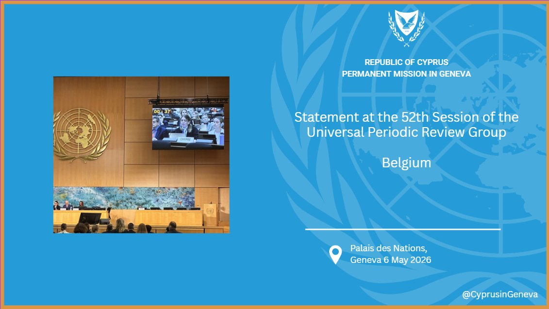 Cyprus Mission in Geneva 🇨🇾 🇺🇳 tweet media