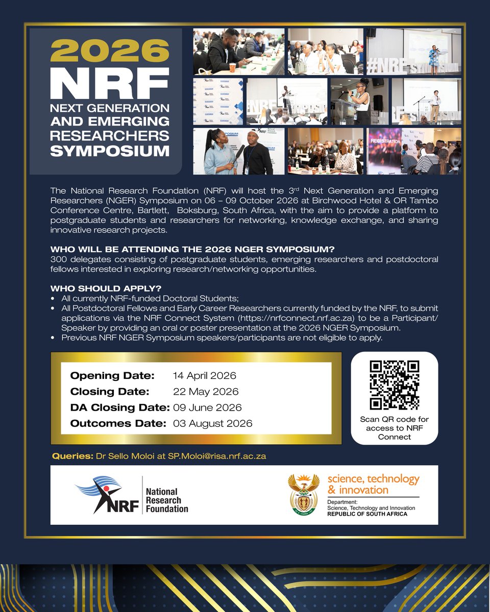 National Research Foundation of South Africa tweet media