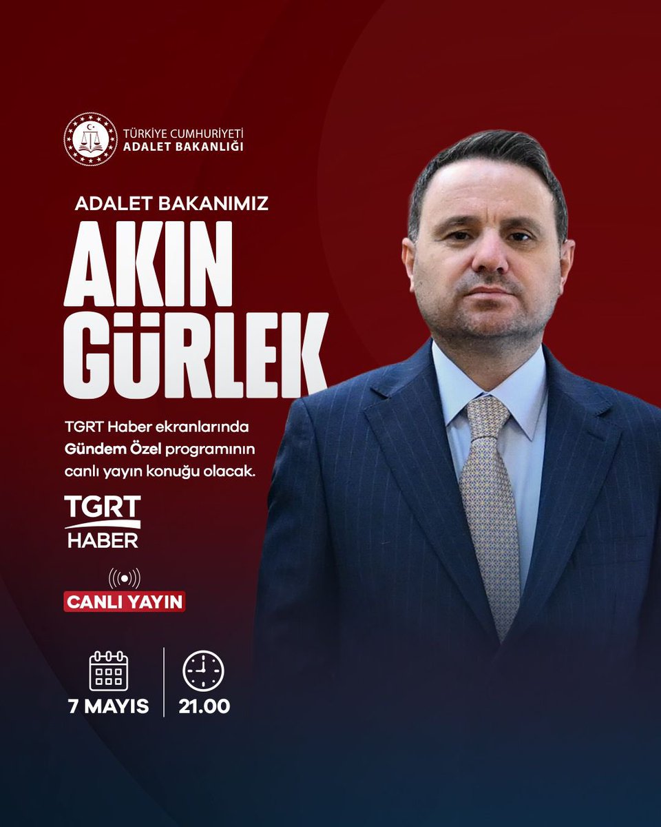 T.C. Adalet Bakanlığı tweet media