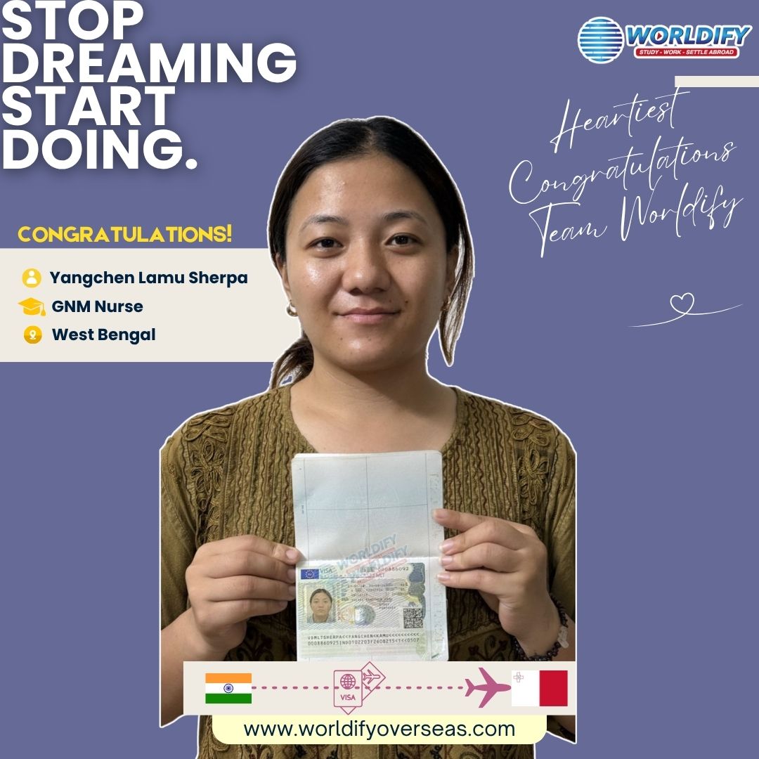Letsworldify's tweet photo. ✨Yangchen’s Journey with Worldify®️✨
With expert guidance from the Worldify®️ team, she chose a smart and affordable pathway to Malta🌍
An inspiring journey for every dreamer ready to take the leap.✨

📞 +91-9517710912 |+91-9115913151
🌐 https://t.co/tibI9D5kbG

#DreamsAbroad https://t.co/COP2mFk5xT