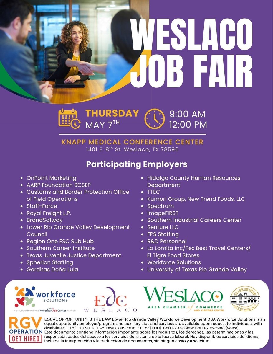 Weslaco EDC tweet media