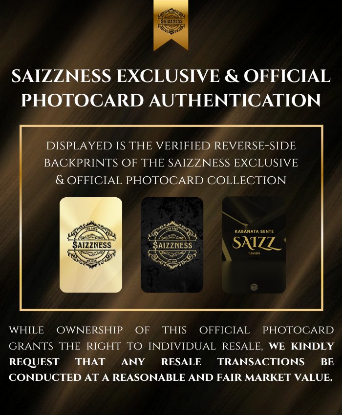 Saizzness's tweet photo. For our Saizz collectors ❤️‍🔥

Here’s the guide for both our official and freebie photocard series. This is your go-to reference to help you verify your pulls and easily spot the difference between official merchandise and our complimentary freebies 🫱🏻‍🫲🏽

#ALAMAT_RJI #Saizzness https://t.co/maGSqlpMMx