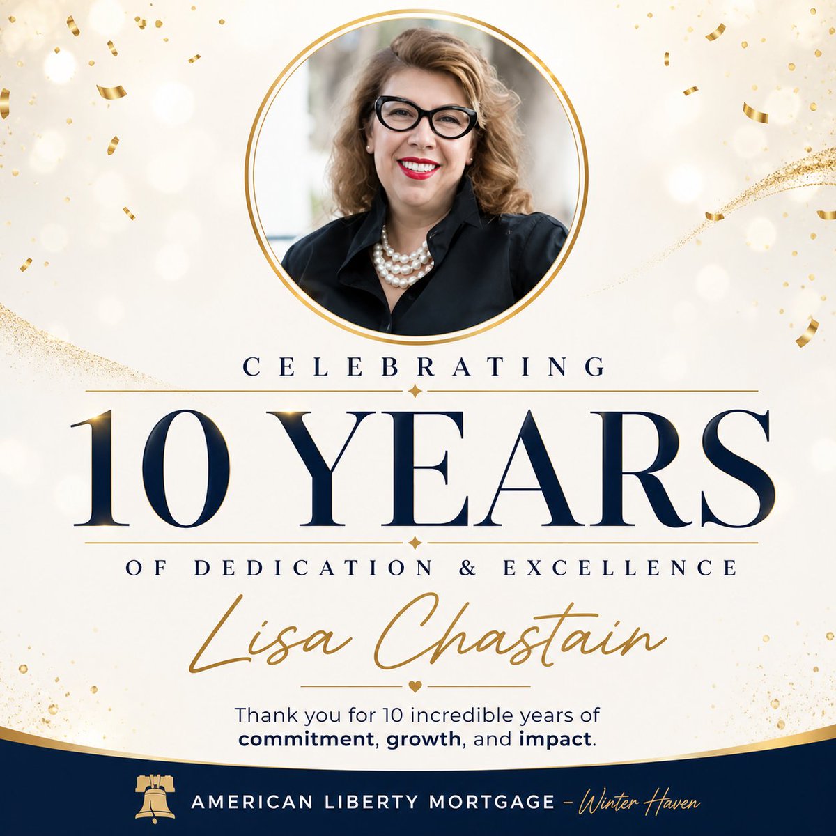 ALMpolk's tweet photo. Celebrating 10 amazing years with Lisa Chastain! Your dedication, positivity, and hard work inspire us every day. Grateful to have you on the team—here’s to more milestones ahead! Happy Work Anniversary! 🎉 #WorkAnniversary #TeamAppreciation #Grateful https://t.co/yfwhzRtJ4b