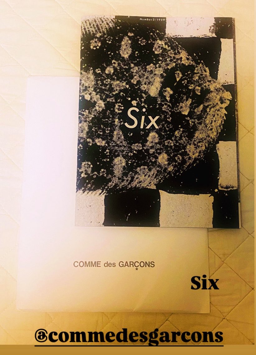今年のComme des Garçons のDMはまさかのSix復刻で驚いたが、本日も