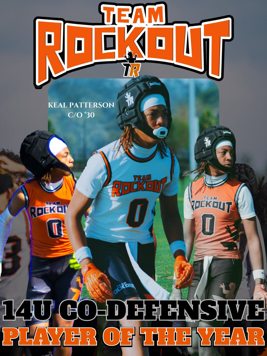 TeamRockout_a1's tweet photo. Keal Patterson
@Kealxx3 
2030 | DB 

14U Co-Defensive Player of the Year (2026) https://t.co/ENvZVAc1NF