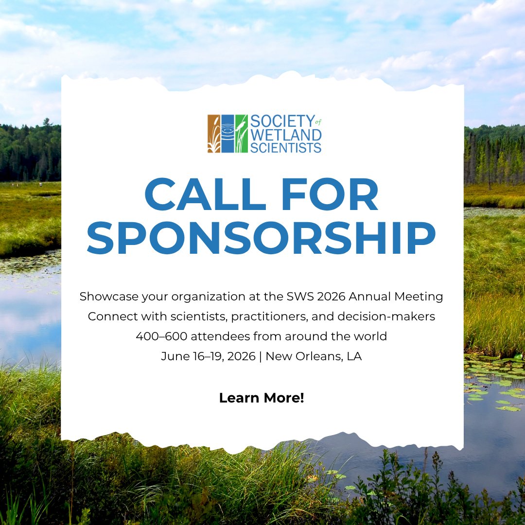 Society of Wetland Scientists tweet media