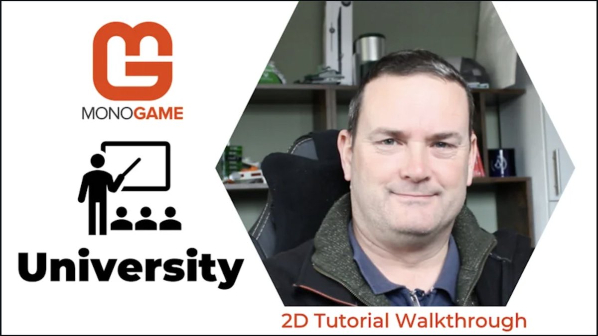 MonoGameTeam's tweet photo. MonoGame University w/Simon Jackson is on TODAY.
Simon will be covering the upcoming Content Builder!

When:
Thursdays @ 10:00 EDT, 15:00 UTC+1/BST, 16:00 CEST

Watch him on:
FB: https://t.co/ssjaV8YBOS
Tw: https://t.co/FiHkLsBlrJ
YT: https://t.co/sBopVp0rfE

See you there! https://t.co/cq6IK53ley