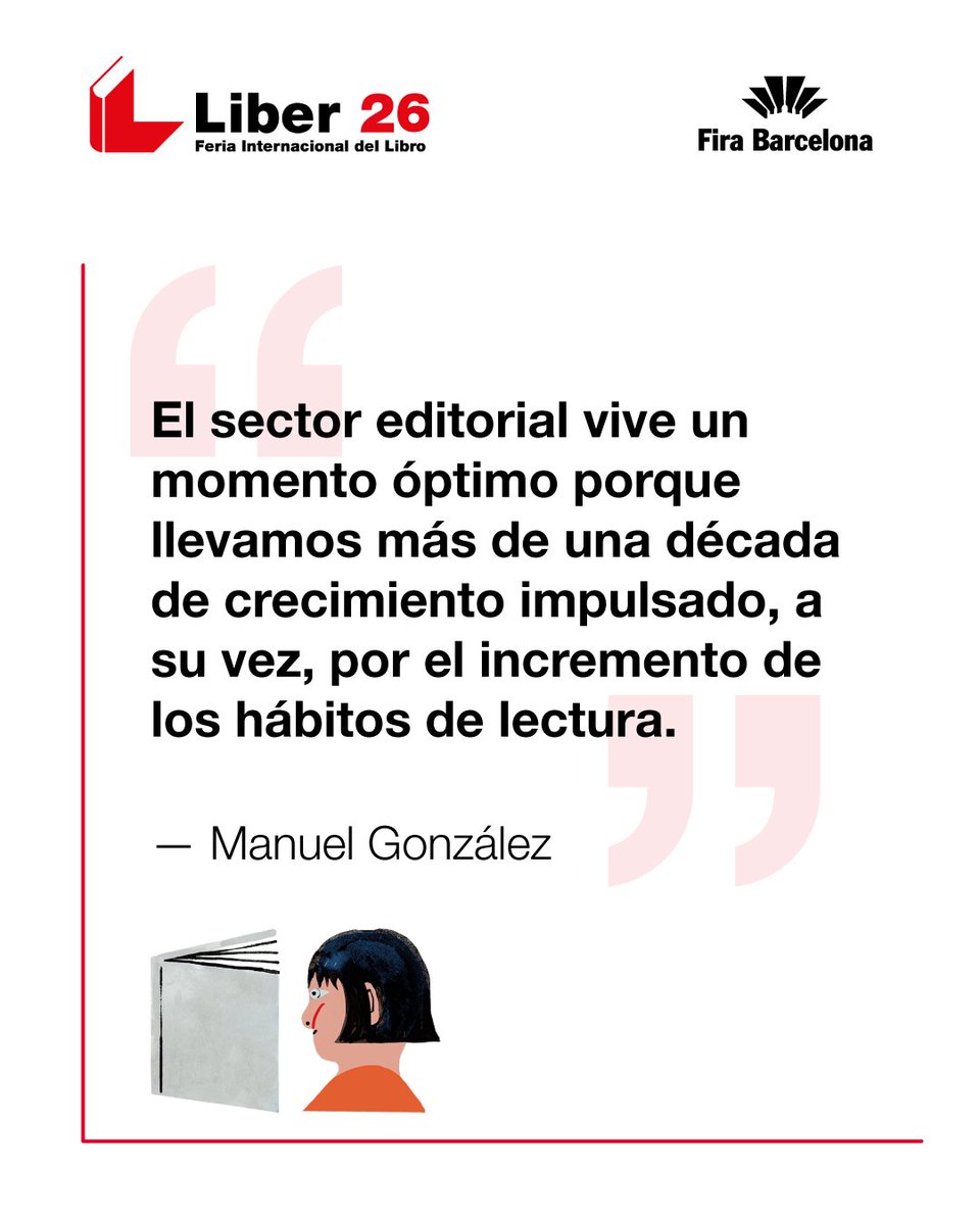FeriaLiber's tweet photo. 📚 Descubre su visión sobre los retos del sector y por qué Liber sigue siendo una cita clave para el negocio, la internacionalización y el debate profesional del libro.

#FeriaLiber #FeriaInternacionaldelLibro #MundoEditorial #IndustriaEditorial #Libros #Editores #Expositores https://t.co/fEpNepeeGr