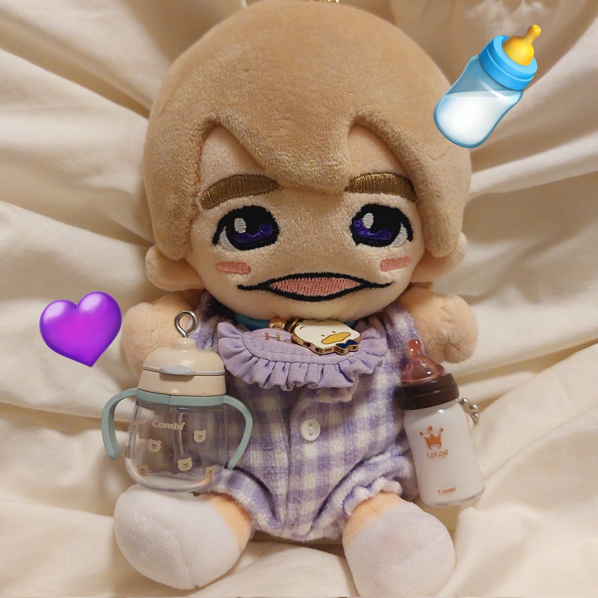 fg_175's tweet photo. Combiのガチャ、りとるのはぴぬいのコンセプトに合ってて可愛い👶🍼 https://t.co/qtqIT6aQcd