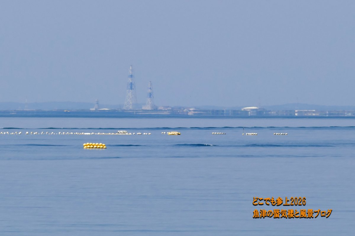 連日の蜃気楼、早朝の変化を記録！ 高岡市方面の伸び上がり 2026年5月7