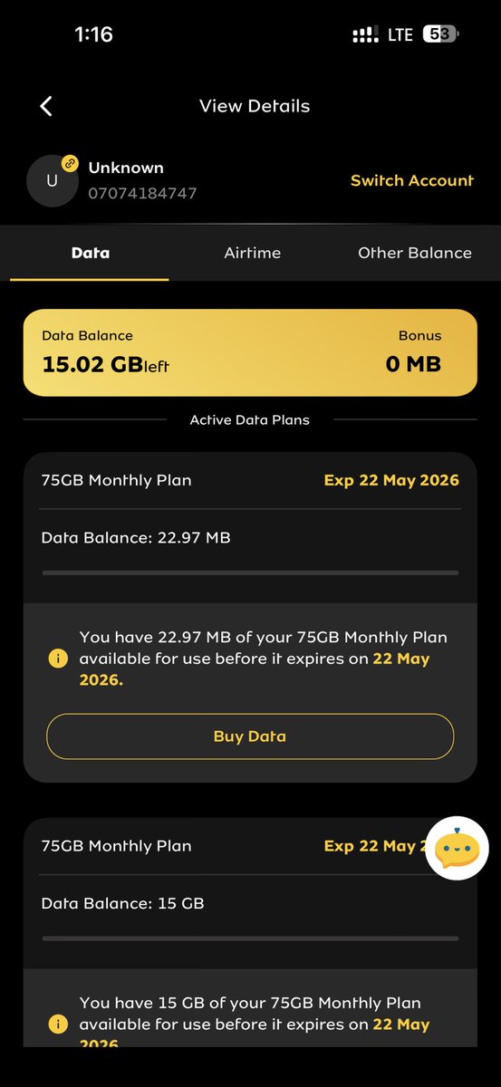 lordsky360's tweet photo. @Ofoigwebike @MTNNG @MTN Criminals I no longer watch TikTok because of MTN and na 75Gb I Dey subscribe o https://t.co/PDPRG3GiP9