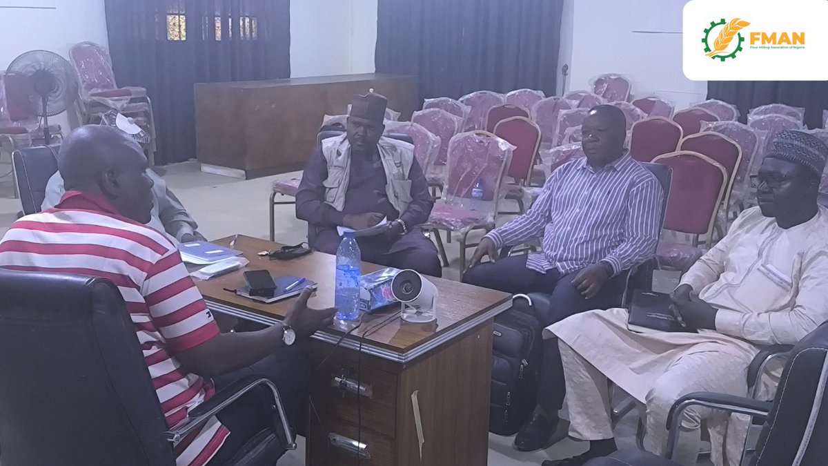 fmanng_'s tweet photo. Strengthening wheat production beyond borders.

FMAN recently hosted the WECAWheat/IRAD delegation from Cameroon in Kano to share insights on sustainable wheat value chain development, seed production, farmer support systems, and private-sector driven agriculture. https://t.co/De2GZfSw1p