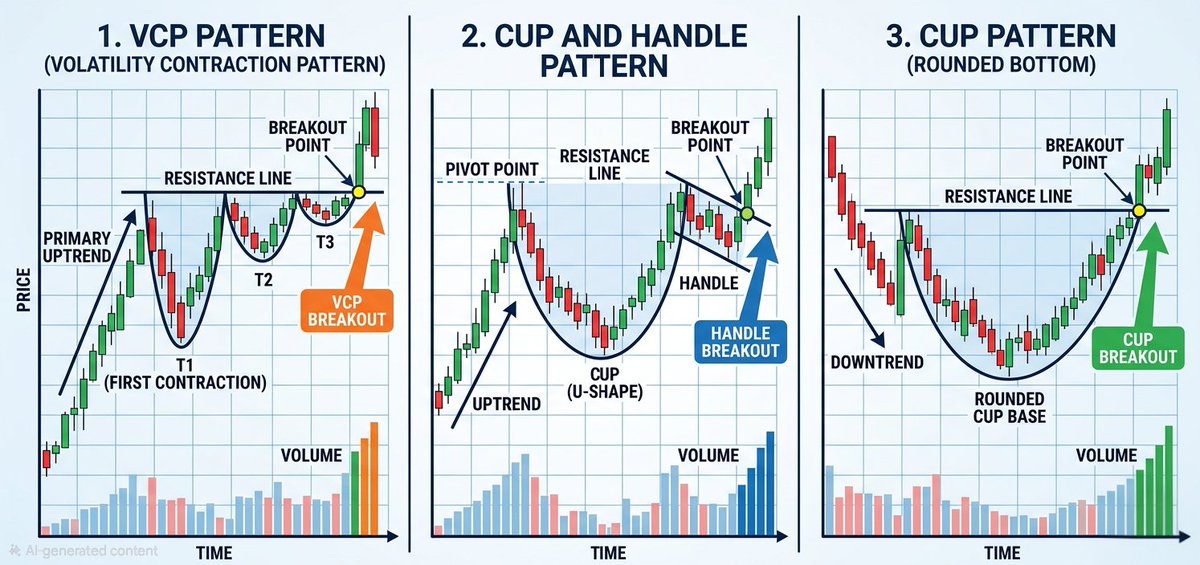 Vinthan_G's tweet photo. Trading idea - using @markminervini VCP Pattern and William O’Neil’s favourite C&amp;H Pattern &amp; Cup pattern breakout
$AAPL $ASML $ATI $ENVA $FAF $GS https://t.co/vohCAhygmm