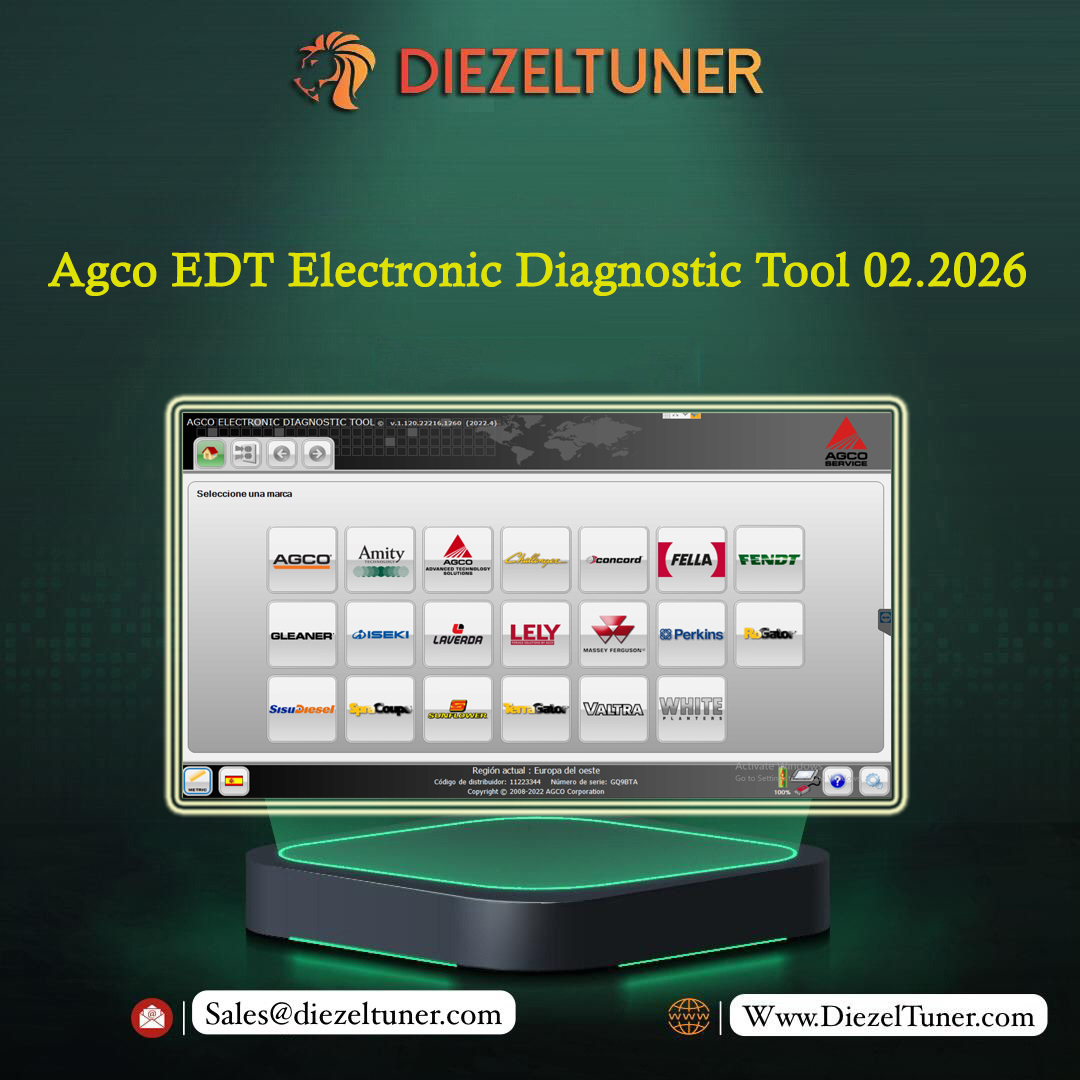 DiezelTuner's tweet photo. 𝗔𝗩𝗔𝗜𝗟𝗔𝗕𝗟𝗘 NOW! 🚧
Agco EDT Electronic Diagnostic Tool 02.2026

https://t.co/VNhjJ0Cydy

More information in

https://t.co/iD59fOh0On

We are ready to clarify your doubts. Contact us ⬇️
📷Telegram: https://t.co/e0CMdxJgjG
📷e-mail: Sales@diezeltuner. https://t.co/5MMOVvjpeC