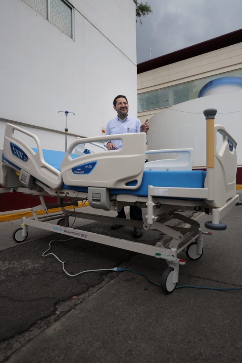 📰 #COMUNICADO
Recibe ISSSTE primer lote de camas hospitalarias nuevas; renovará en total 2 mil 275 en el país: Martí Batres.
🔗goo.su/zGpF0KL