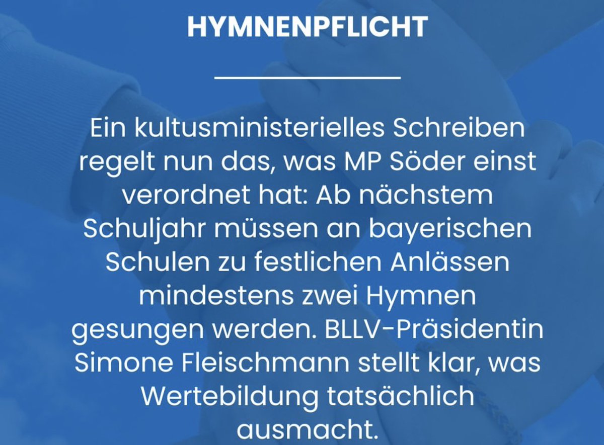 Simone Fleischmann BLLV Praesidentin tweet media