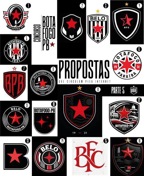 joaopedrogc_'s tweet photo. O Botafogo-PB recebeu mais de 300 opções de escudos alternativos. 

As inscrições para o concurso foram encerradas e os modelos de emblemas serão analisados pelo marketing do Belo.

Nenhum escudo foi selecionado ainda. A data para divulgação do resultado não foi divulgada. https://t.co/PMLDzSg7kO