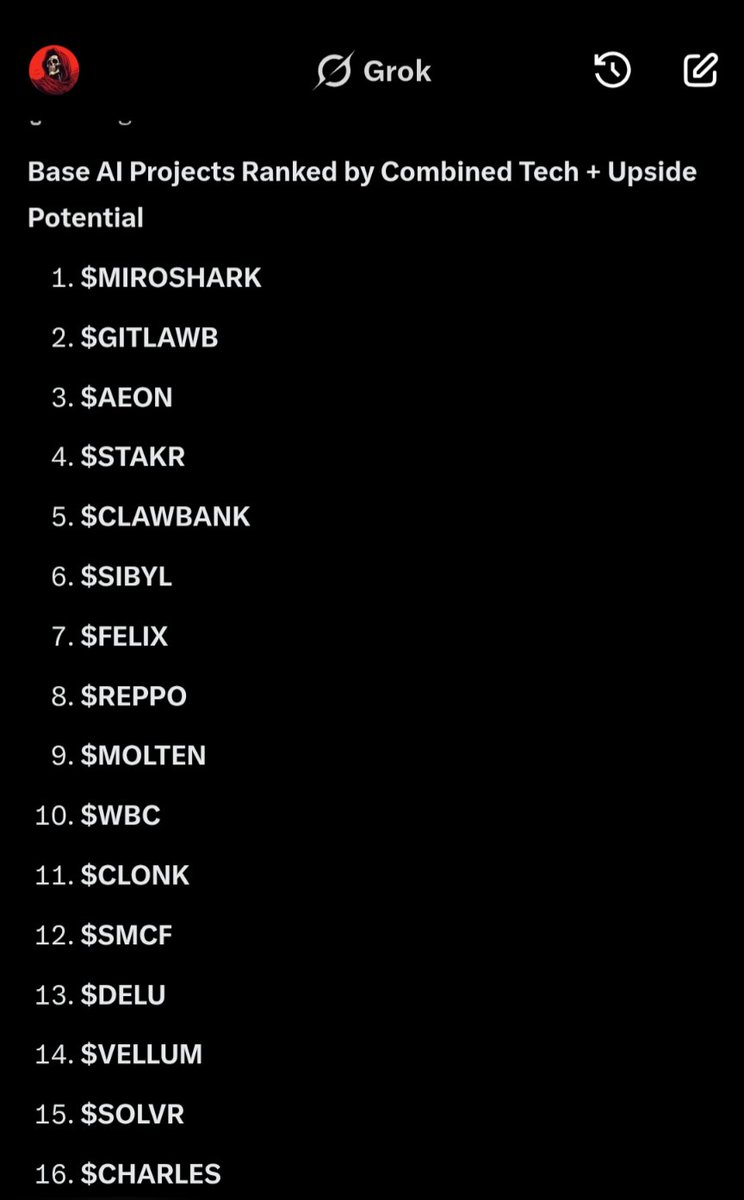 Jsxontop's tweet photo. In terms of tech and upside potential, @grok rates $MIROSHARK above all other small/micro Base AI projects, including  innovative and foundational projects like $GITLAWB and $CLAWBANK.

MiroShark is still only around $400k market cap. https://t.co/8fpP6GPVY9