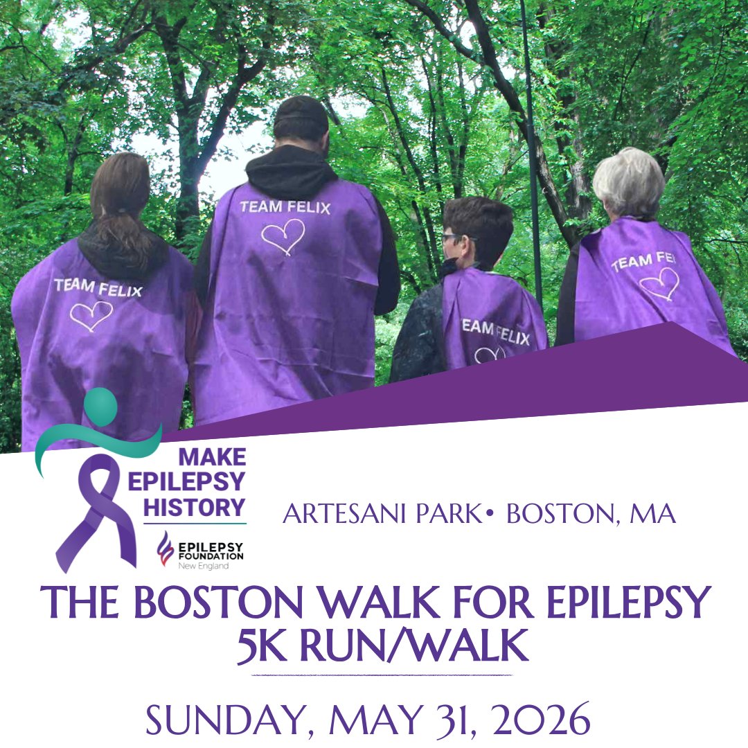 Have you registered yet for the 2026 Boston 5K Walk/Run? There's still time to lace up your sneakers and join us at the biggest #epilepsy event in the Northeast. Help us log