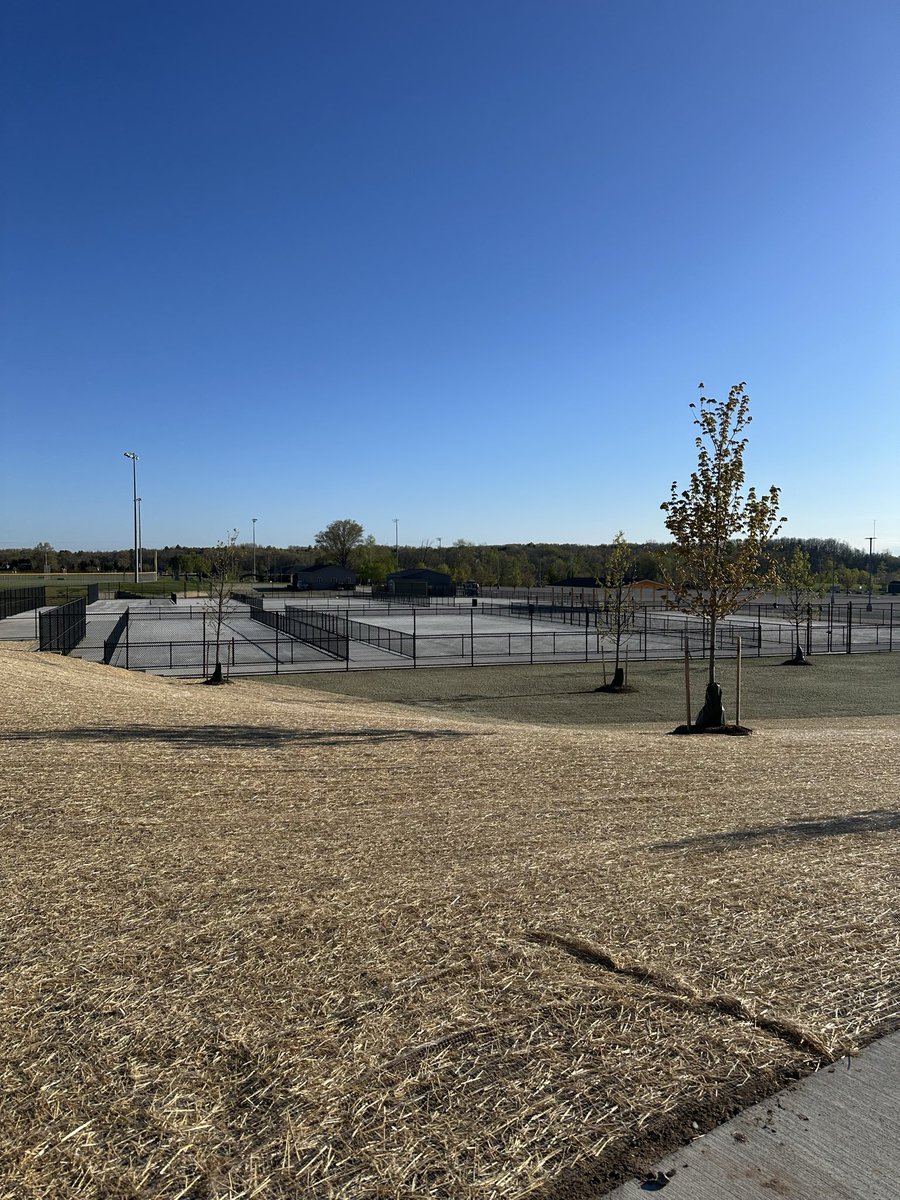 RamsCoachMercer's tweet photo. Another chilly but beautiful sunny ☀️ spring morning at Meijer Sports Complex. @westmisports #Loveworkingoutside Pickleball coming soon!! https://t.co/ePvvs9zNH4