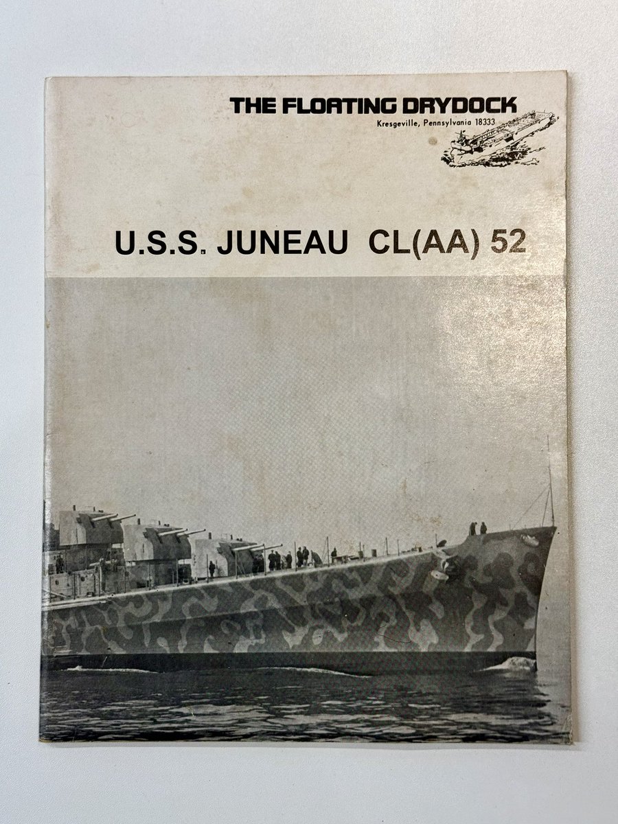 ○本日入荷！ 『U.S.S. JUNEAU CL(AA)52』THE FLOATING DRYDOCK '93年