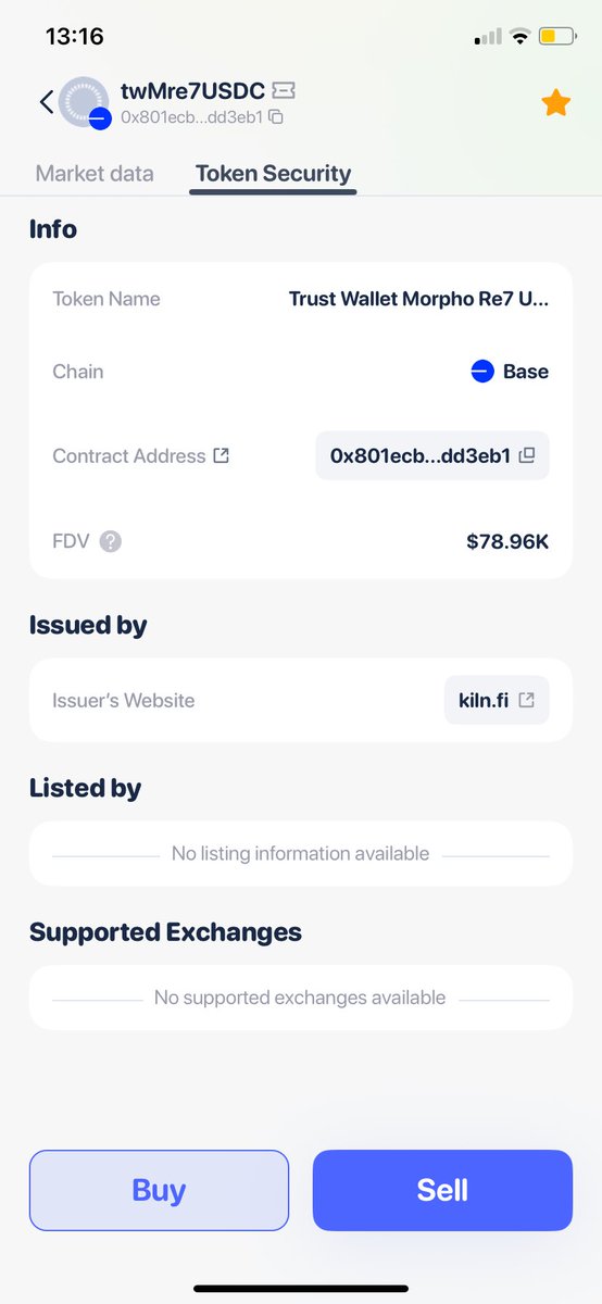 masay256's tweet photo. @Morpho @FireblocksHQ @base You talk about security, but the official twMre7USDC vault on Base just socialized an 80% loss due to bad debt. As the Top 2 holder (12.47%), I’ve seen no official statement or recovery plan for over 24h. Is this the 'security' users should expect? @Re7Capital @TrustWallet https://t.co/HkjMhg9tk7