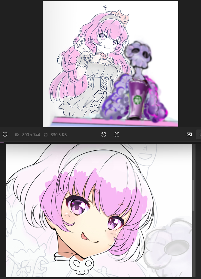 まだ、描いてないファンアートや未完のラフいっぱいたまってます。
#ナナピク