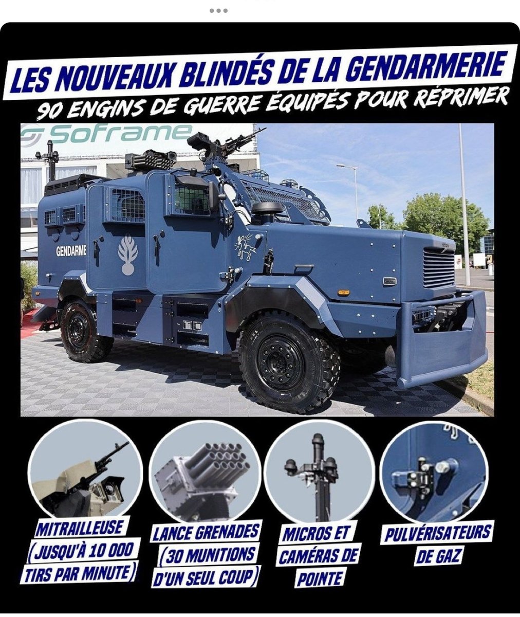 MariePPrune's tweet photo. @NunezLaurent  …les tanks de gendarmerie et les arroseurs que tu utilises contre les FRaNCAIS qui manifestent ils sont tous en réparations? @cnews NUNEZ ADORE LES BLACKSBLOC !!! LAISSER PROSPERERle. BORDEL C’EST SON CREDO https://t.co/I9gZqJWYQn