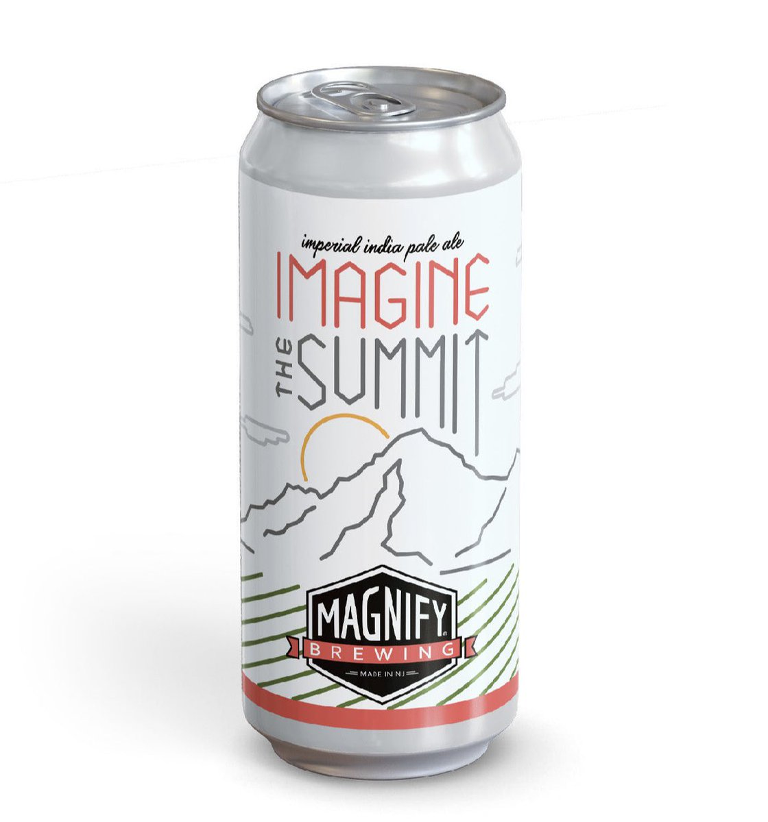 MagnifyBrewing's tweet photo. Today we are releasing Imagine the Summit.

This 8.5% DDH Imperial IPA is brewed with fluffy oats and hit on the hot and cold side with Amarillo, Mosaic and Simcoe. Life is full of peaks and valleys. Don’t forget to enjoy the climb and Imagine the Summit on your journey. https://t.co/D4CNLuueOW