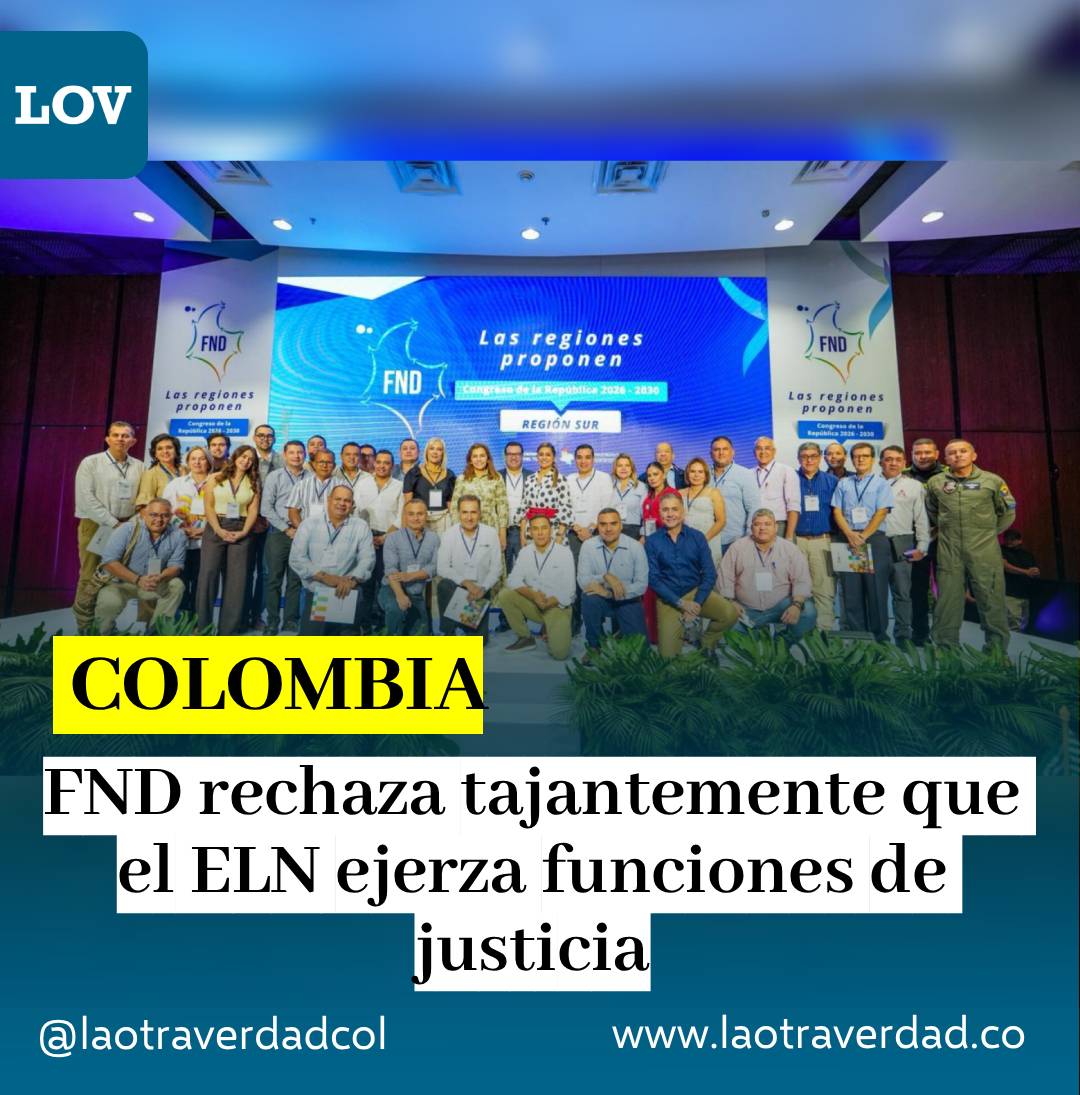 #Colombia #FND | La Federación Nacional de Departamentos (FND) condenó de manera categórica las acciones del ELN, al considerar que se trata de una organización criminal que no puede atribuirse poderes judiciales. 
laotraverdad.co/fnd-rechaza-ta…