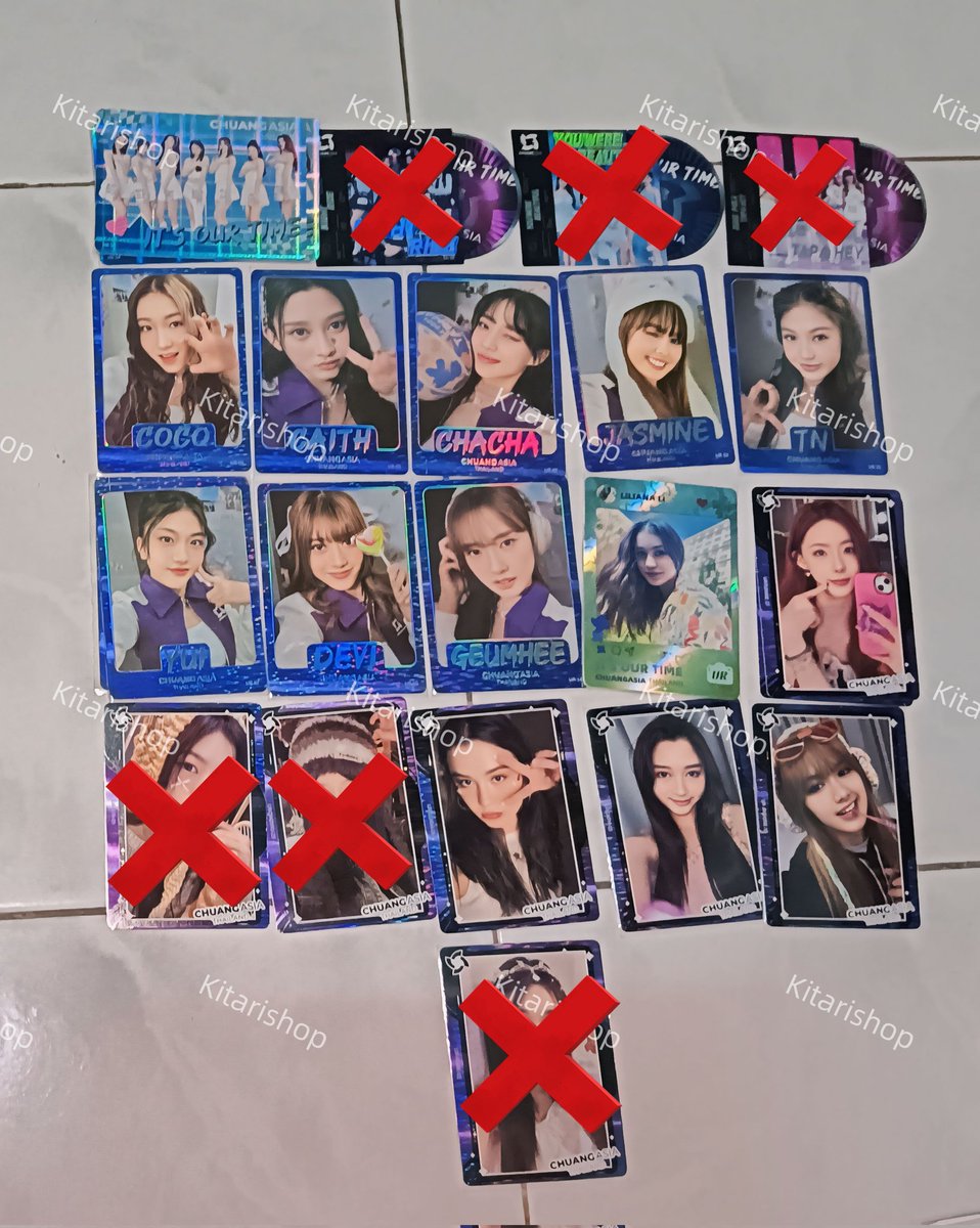 kitarishop48's tweet photo. 【Card Chuang Asia 2024】
การ์ดจากรายการ Chuang Asia Thailand [UR/HR] 

ในราคา ฿30 - ฿50 

สามารถสั่งซื้อได้ที่ Shopee https://t.co/eg0Er3r9No

#ตลาดนัดCHUANGAsia
#ตลาดนัดCHUANGAsia2024
#ตลาดนัดCHUANG2024 
#ตลาดนัดGen1es https://t.co/5lFmwLFngl