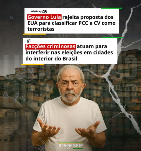 o_incensuravel's tweet photo. O Comando Vermelho nasceu da união entre comunistas e bandidos comuns aprisionados no Instituto Penal Cândido Mendes, sendo batizado como “Falange Vermelha”. O vermelho de seu nome advém da cor internacional que representa a sociedade imaginada por Karl Marx. Nesse sentido, além de um movimento criminoso, sua raiz é revolucionária de esquerda. Partidos políticos como o PT e o PSOL se identificam com essa causa e, inclusive, possuem em seus quadros pessoas que já empreenderam ações terroristas.

Junte isso ao fato de que boa parte da esquerda latino-americana é financiada pelo narcotráfico, e fica fácil entender a resistência de Lula à iniciativa americana de rotular essas facções como terroristas.

Também é fácil imaginar o quanto essas facções se organizaram e se infiltraram em todos os cantos do Estado durante os quase 18 anos de governo petista. O lema de Marx e Engels, "trabalhadores de todos os países, uni-vos!", foi implementado em nosso continente através da união internacional dessas organizações criminosas.

A luta corrente não é sobre políticas públicas ou economia, mas existencial. É uma luta entre o bem e o mal, ou seja, espiritual.