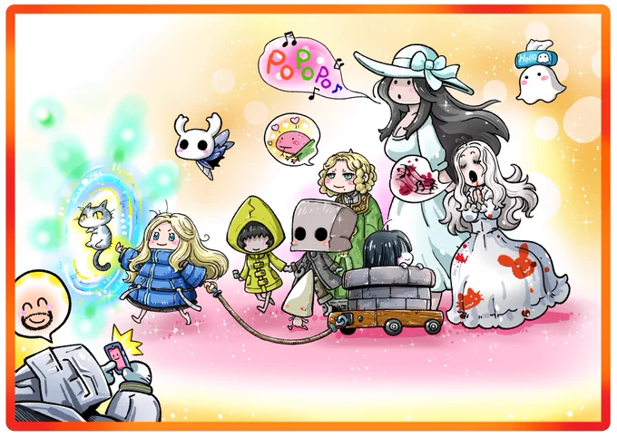 なんか
わちゃわちゃしてみた。

#プラグマタ 
#PRAGMATA
#ELDENRING
#ラーヤ
#HollowKnight
#歌姫ゾンビ
#リトルナイトメア
#貞子 #八尺様
#ハローティッシュ 