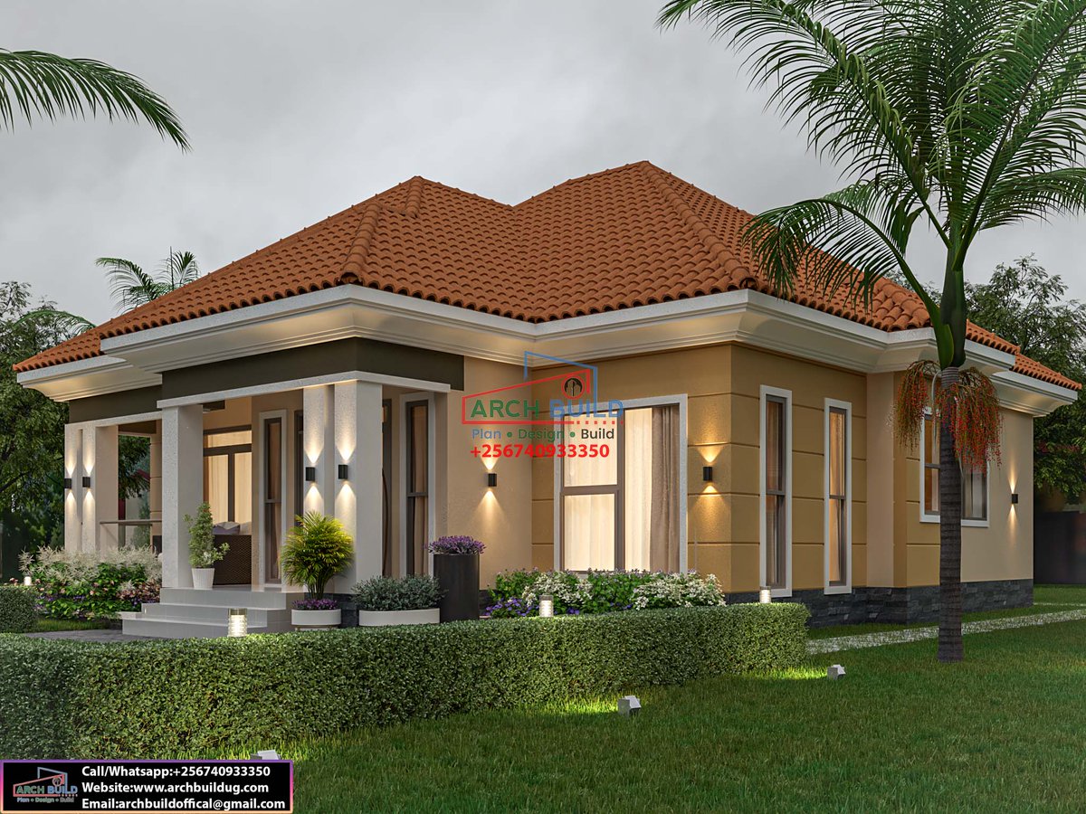 ArchBuildUg's tweet photo. 3-Bedroom house plan designed to fit on a plot of 50*100ft             
GROUND FLOOR                
• Sitting room                
• Indoor dining                
• Open kitchen                
• Breakfast dining                
• Pantry                
• Laundry                
• Kitchen veranda    
• General bath                
• Master bedroom. 5* designed                
• Master balcony                
• Walk-in closet with his and hers for Master bedroom
• Master bath
• Boys’ bedroom with a closet
• Girls’ room with a closet ___________________________________
Plan Design Build 
__________________________________
To get in touch with us, 
Call/WhatsApp: ￼⁨0740933350 
Email: archbuildoffical@gmail.com