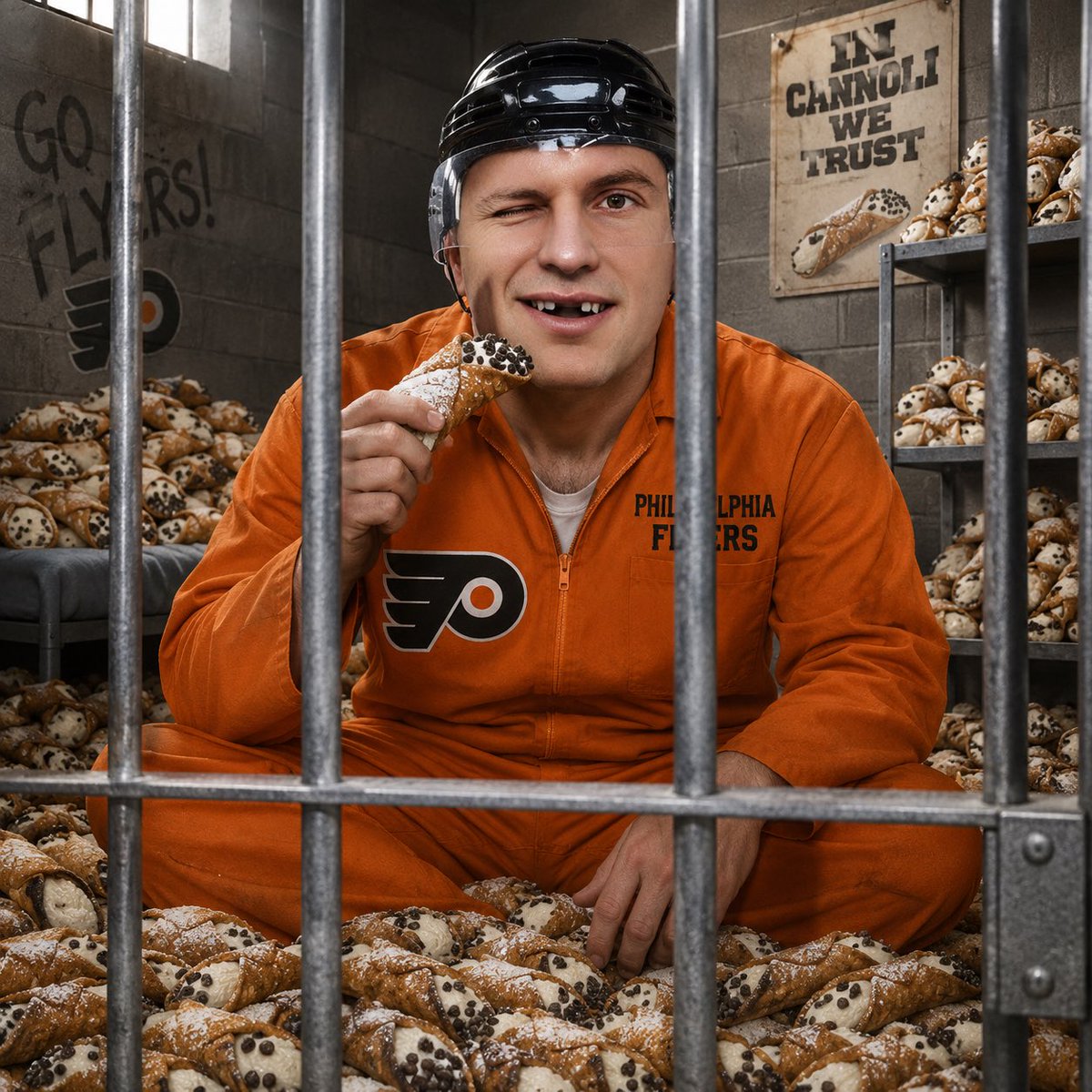FakeKateSmith's tweet photo. Good Morning @NHLFlyers, it has come to our attention that we now need your help to not only #FreeKateSmith, but also to #FreeTonyEscargot before puck drop tonight. Time is of the essence and seeing that this is an urgent matter let us know how we can help. We need @TonyEscargot https://t.co/p5Wg3g6aWh