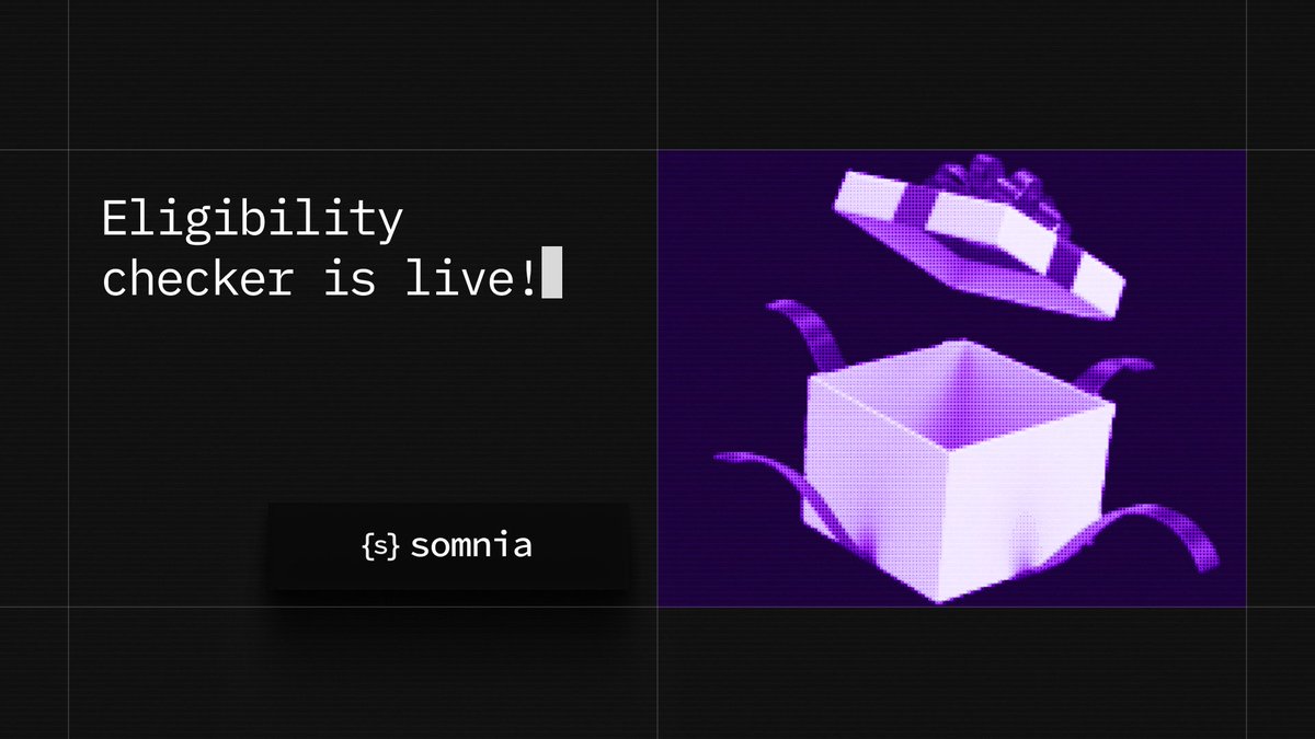 Somnia tweet media