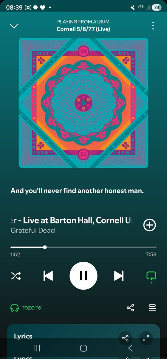 Happy Cornell Day to all those who celebrate or deny it even happened! 5.8.77 <a href="/GratefulDead/">Grateful Dead</a>