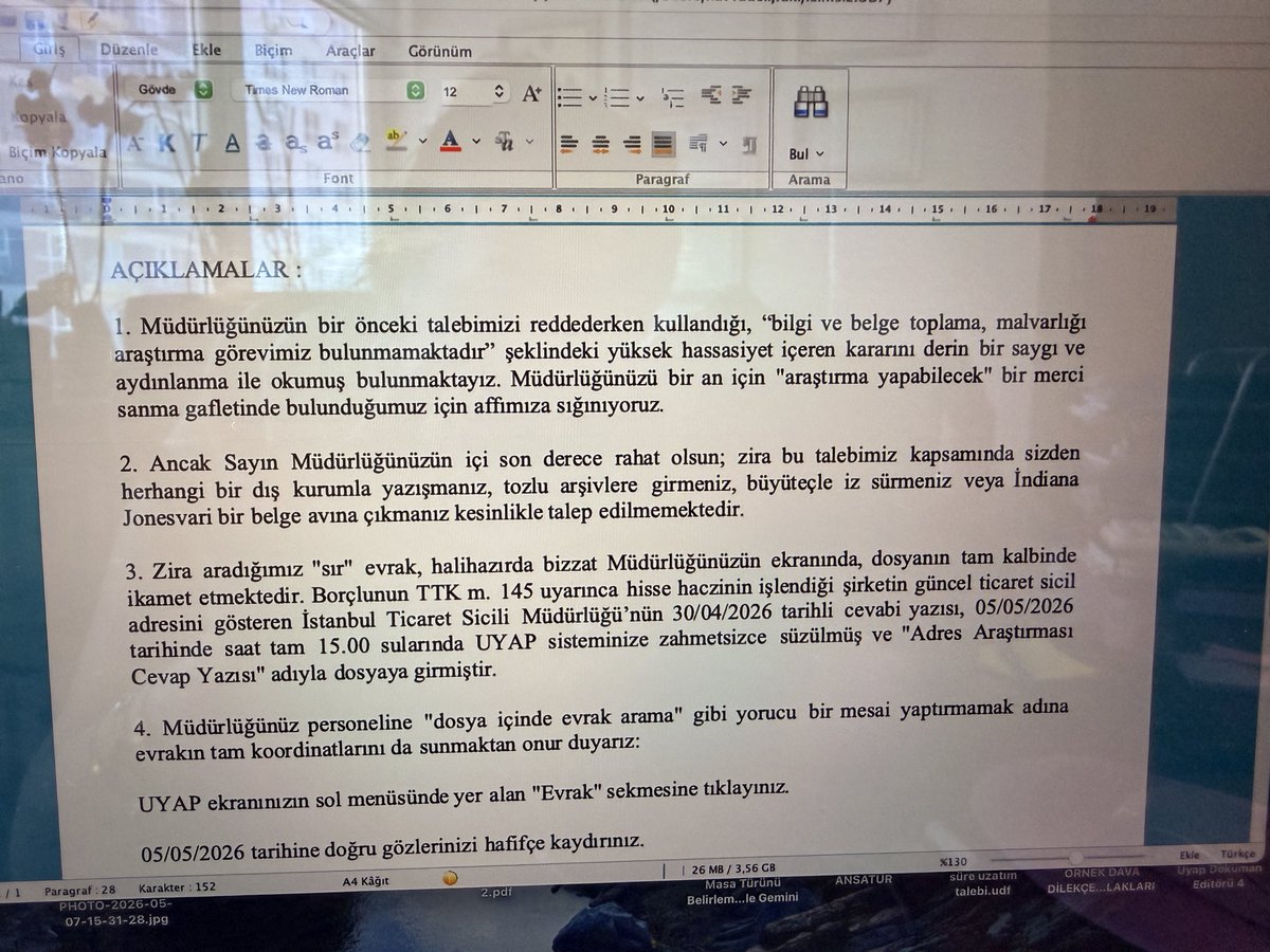 havvadelii's tweet photo. İcra Dairesi ile latife içeren atışmamız. Allah sabır versin bize ya 😂 https://t.co/1ENOaKJ1np