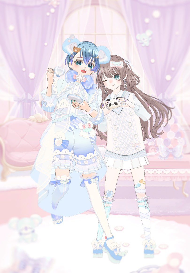 双子コーデいっぱい楽しい🫶🏻🤍