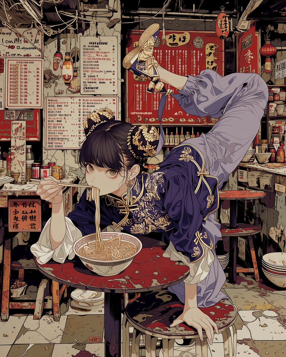 "麺舞 / ramen dance" https://t.co/I0FZEw1CPN