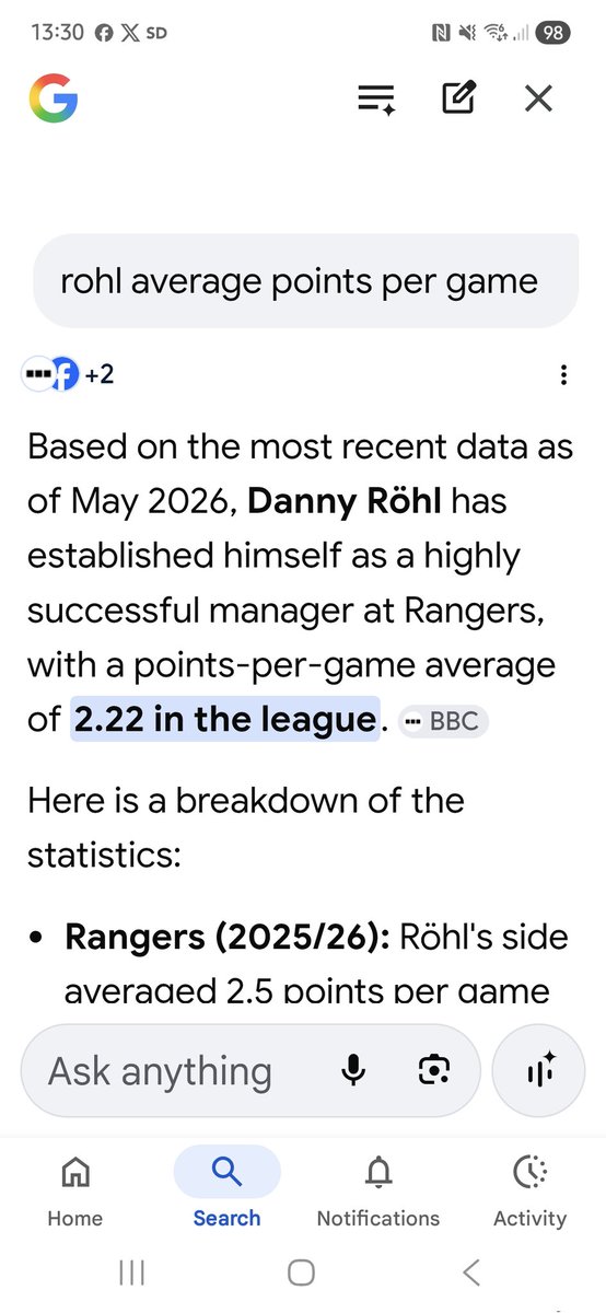 DavidHamil19930's tweet photo. @GersCollective A comparable record to Gérard who took 3 years for a single title - stop the witch hunts https://t.co/eSPmxzFDL0