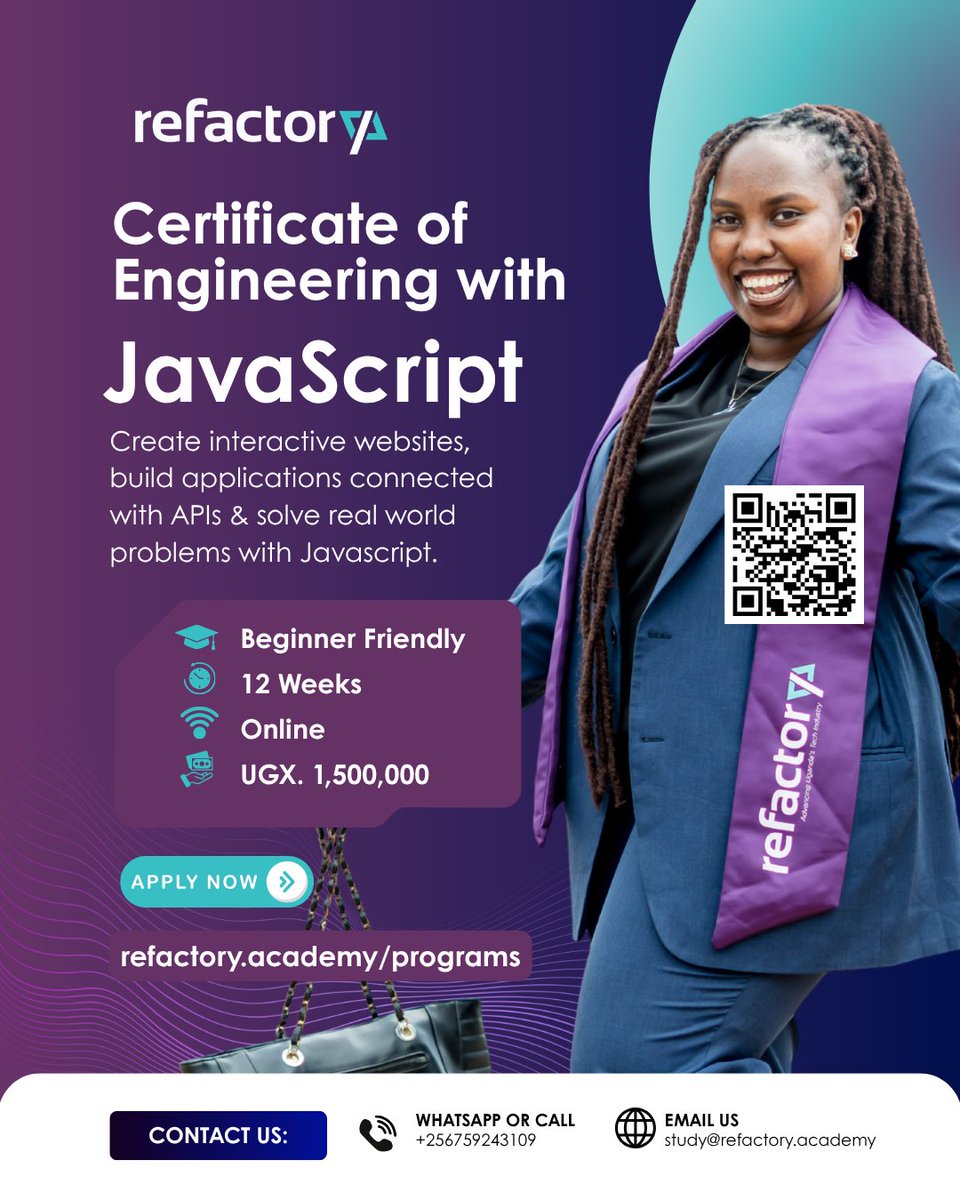 refactory_acad's tweet photo. ➡️Learn JavaScript in 12 weeks! 
Build apps, solve problems, and join the digital economy. 

👉 Apply now: https://t.co/OBgdY5voWs

#RefactoryAcademy https://t.co/EyiKFXmCGg
