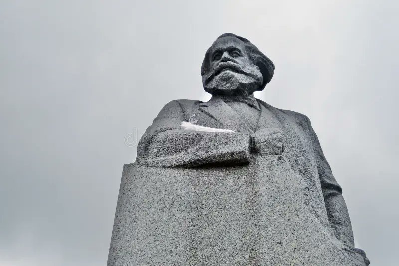 "Lord Marx, I fasted for 40 days and the light of Hegel has reached me, I can verily see the reality of light now"

"Very well, rebuild the Proletarian Party and guide the world"  

"Will she like me back if I did"  

"...."  

"..."  

"No."