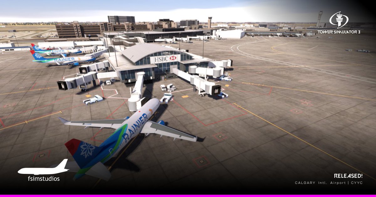 feelThere's tweet photo. New Airport Release CYYC + New Partner Announcement!

⏰ LIMITED RELEASE DISCOUNT 10%OFF!!!

Get it 👉 https://t.co/X0FHntHw3U, through our Portal! by FeelThere https://t.co/8hC2Qh2cOJ or Steam https://t.co/GhfdvFLUsH

#FSimStudios #Calgary #CYYC #Tower #ATC #TowerSimulator3 https://t.co/UWvXrENUoE