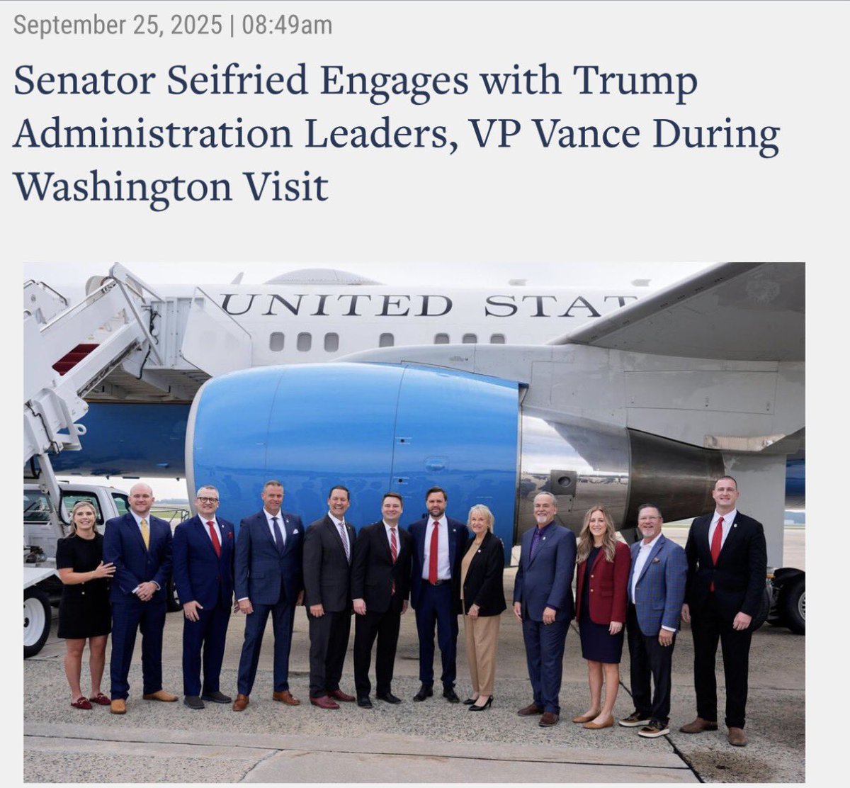 OKFirst2026's tweet photo. Beware of the #TransRepublicans using #Trump image  on mailers! 

🔥🔥🔥🔥🔥🔥🔥🔥🔥🔥🔥🔥🔥
June 16th is the time to oust the RINOS!!!  
🔥🔥🔥🔥🔥🔥🔥🔥🔥🔥🔥🔥🔥

Senator Ally Seifried walked out on the vote to end SNAP benefits to illegals and against President Trump’s wishes! Ally is a traitor to President Trump and her constituents.

Thank you, Governor Kevin Stitt for stepping in to protect OK federal money for SNAP with your executive order! ❤️🤍💙🫳🎤🚫🦏🇺🇸
#OperationPurgeOKRINOs2026 #AllySeifried This video was AI generated by GROK 💪 Ally lied about being Trump tough in 2022 and she will do it again if voters don’t oust her!