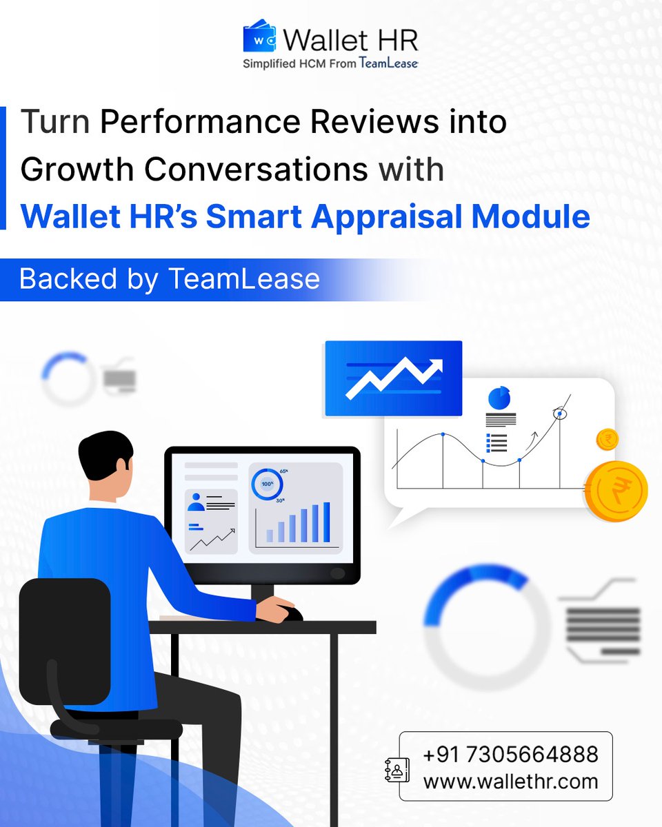 hr_wallet's tweet photo. Performance reviews shouldn’t feel stressful.
With Wallet HR, every appraisal becomes a step toward employee success and growth. 🚀
Because great teams grow with the right support.

#WorkforceMotivation #PerformanceStrategy #WalletHR https://t.co/yl5sVydYbe