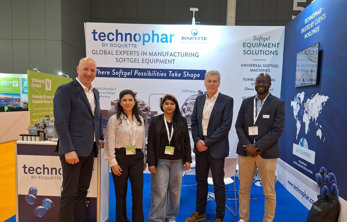Technophar's tweet photo. As @VitafoodsEurope comes to a close, we’d like to extend our thanks to everyone who visited our booth.

If you are still interested in discussing softgel equipment or exploring our plant-based solutions, visit: 𝒉𝒕𝒕𝒑𝒔://𝒕𝒆𝒄𝒉𝒏𝒐𝒑𝒉𝒂𝒓.𝒄𝒐𝒎/𝒄𝒐𝒏𝒕𝒂𝒄𝒕 https://t.co/aAO8Nf4L3D