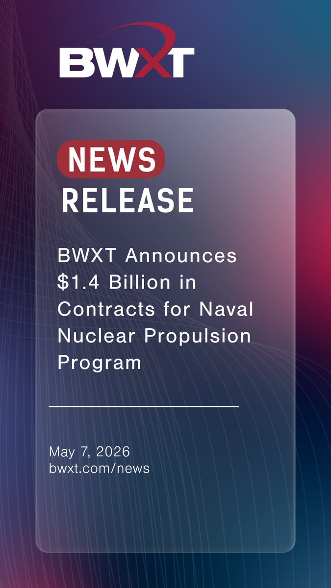BWXT tweet media
