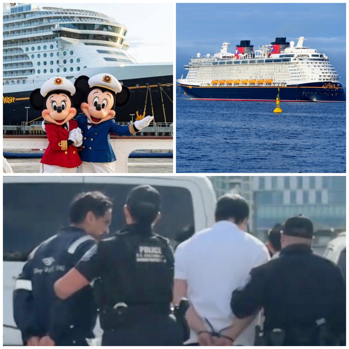 🔴 | Empleados de cruceros de Disney entre los 28 arrestados en una operación masiva contra la pornografía infantil, reporta el New York Post.